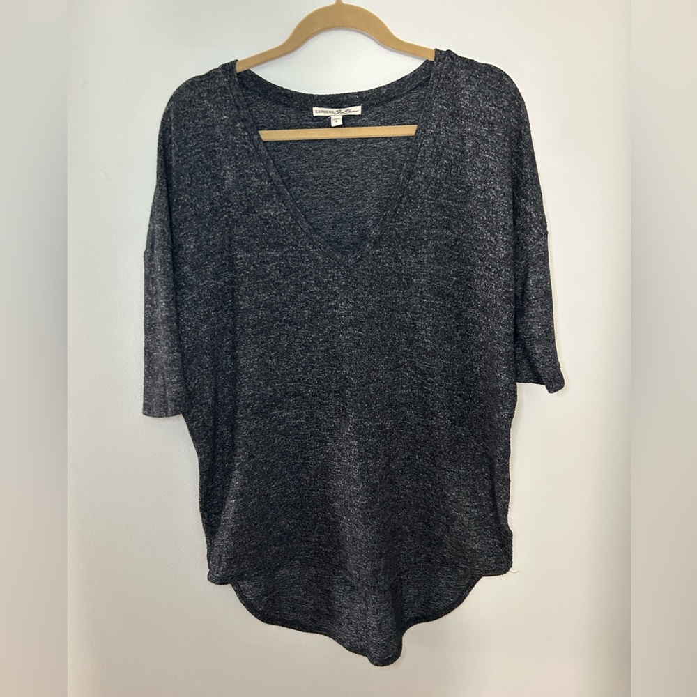 Express 3/4 Hi-Low Sweater
